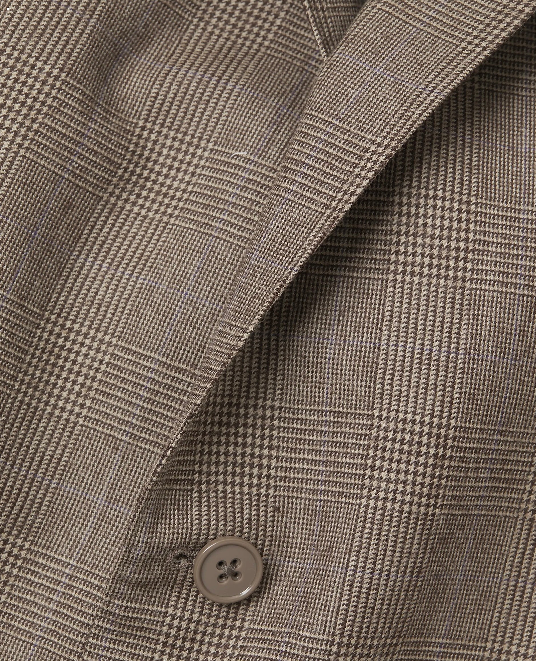 Brown Wool Italian Suit
