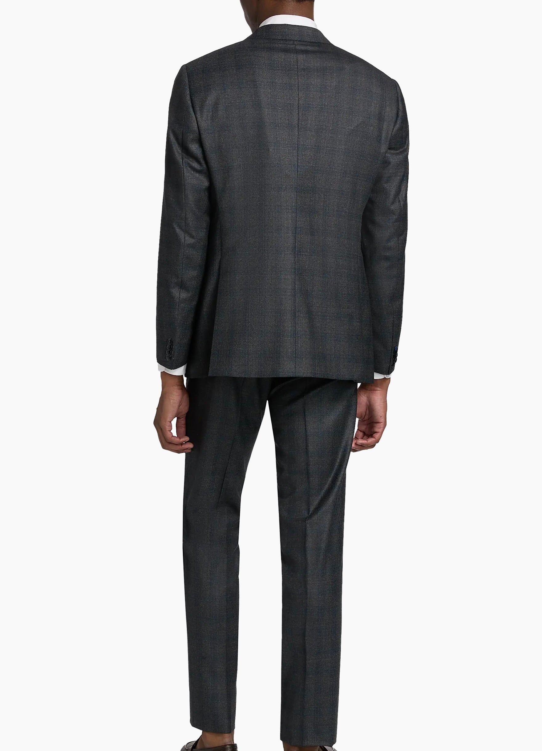 Gray Wool Italian Suit