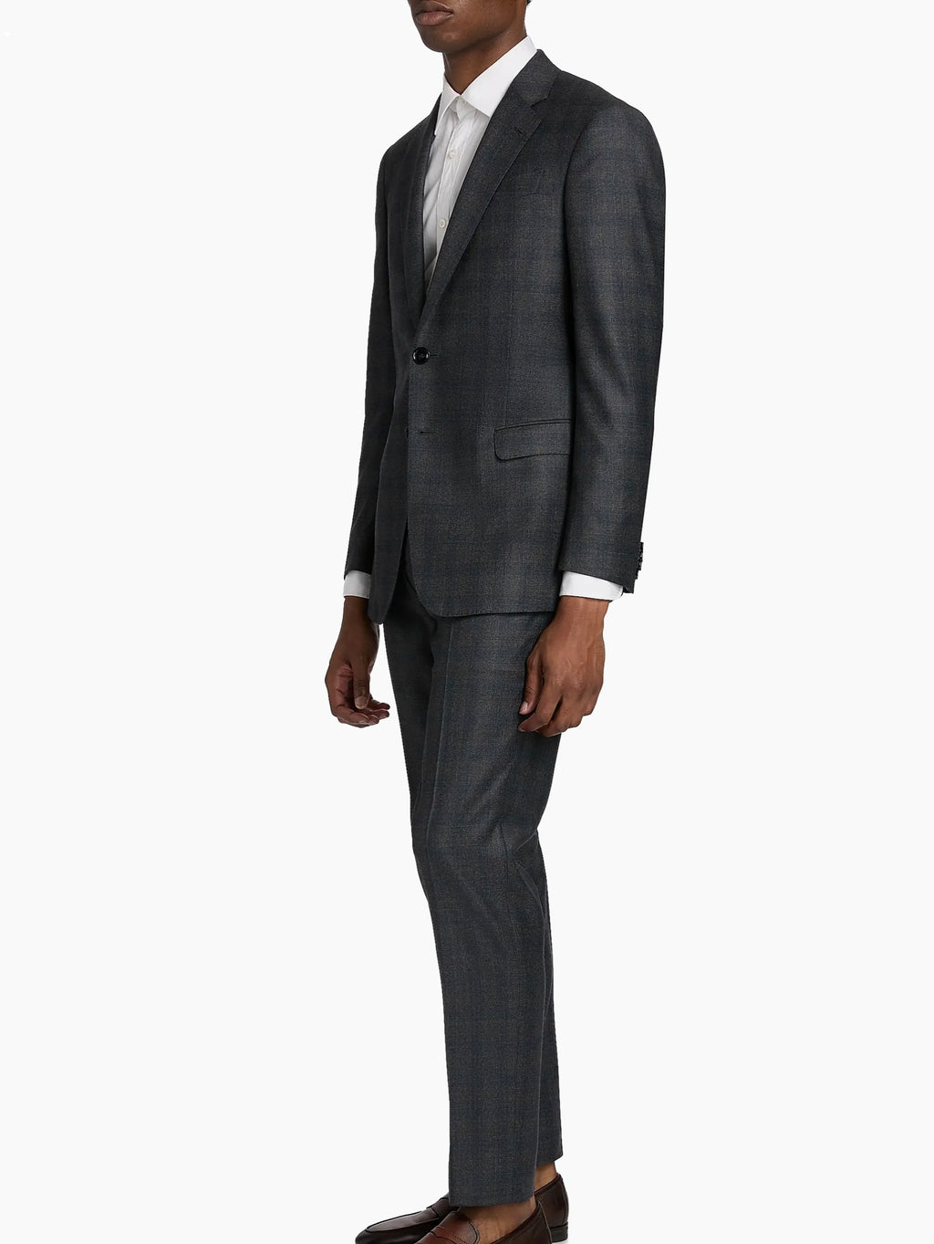 Gray Wool Italian Suit