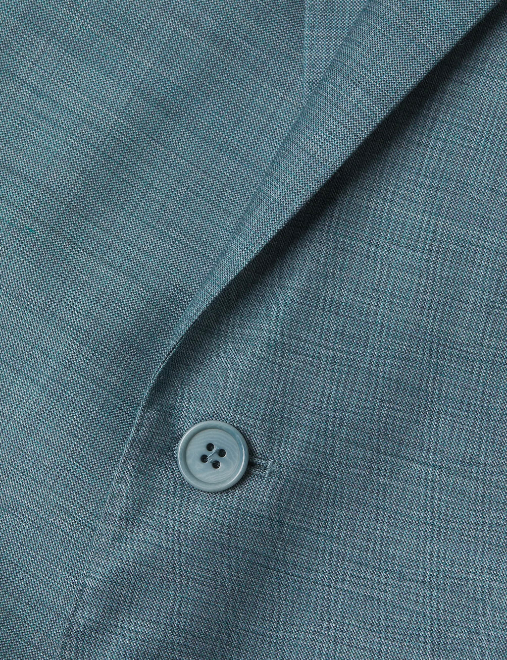 Teal Wool Italian Suit