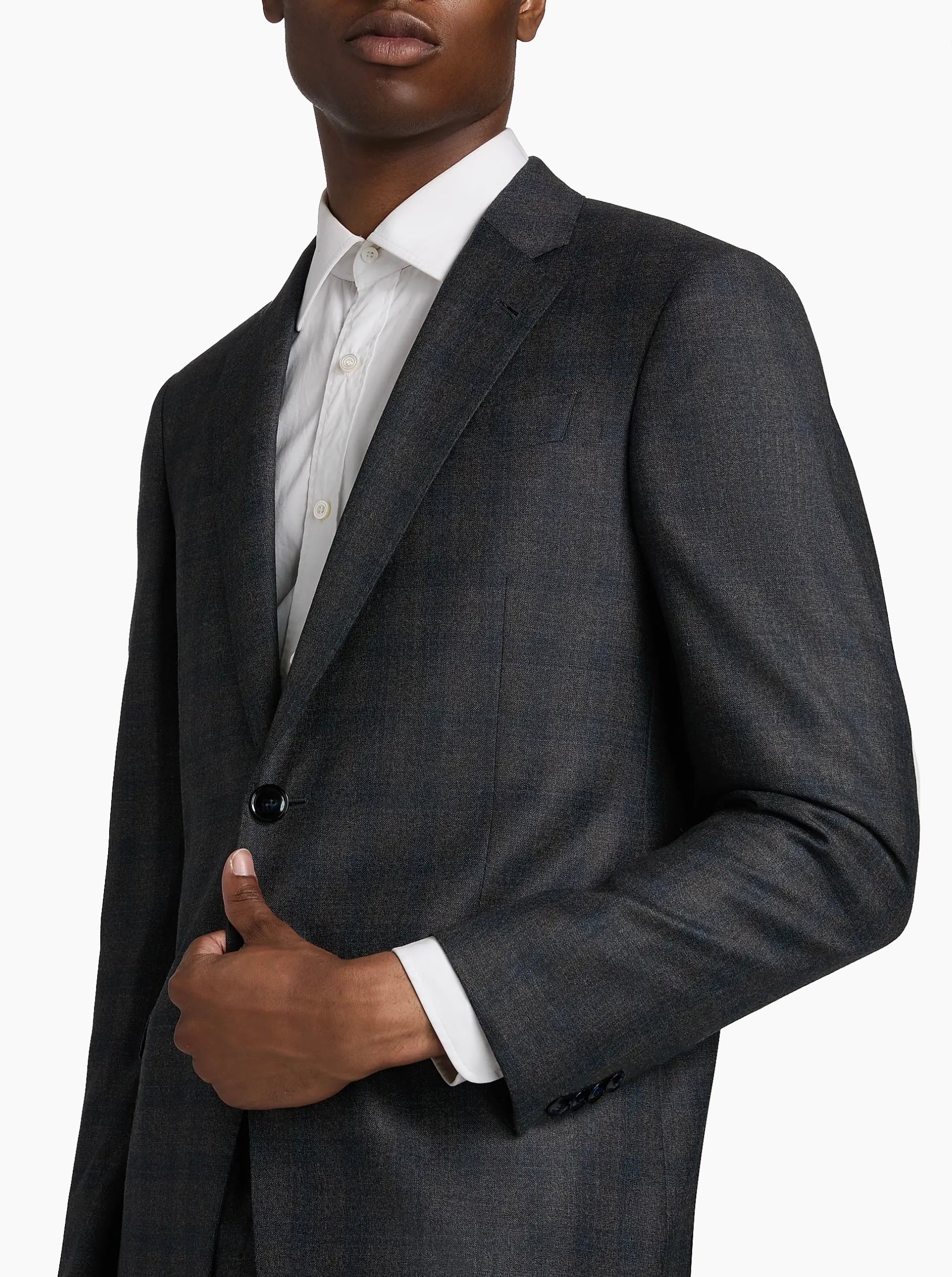 Gray Wool Italian Suit