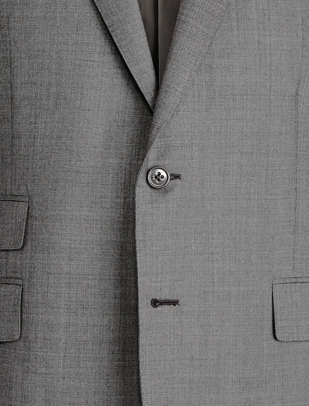 Italian Grey Wool Single Breasted Suit