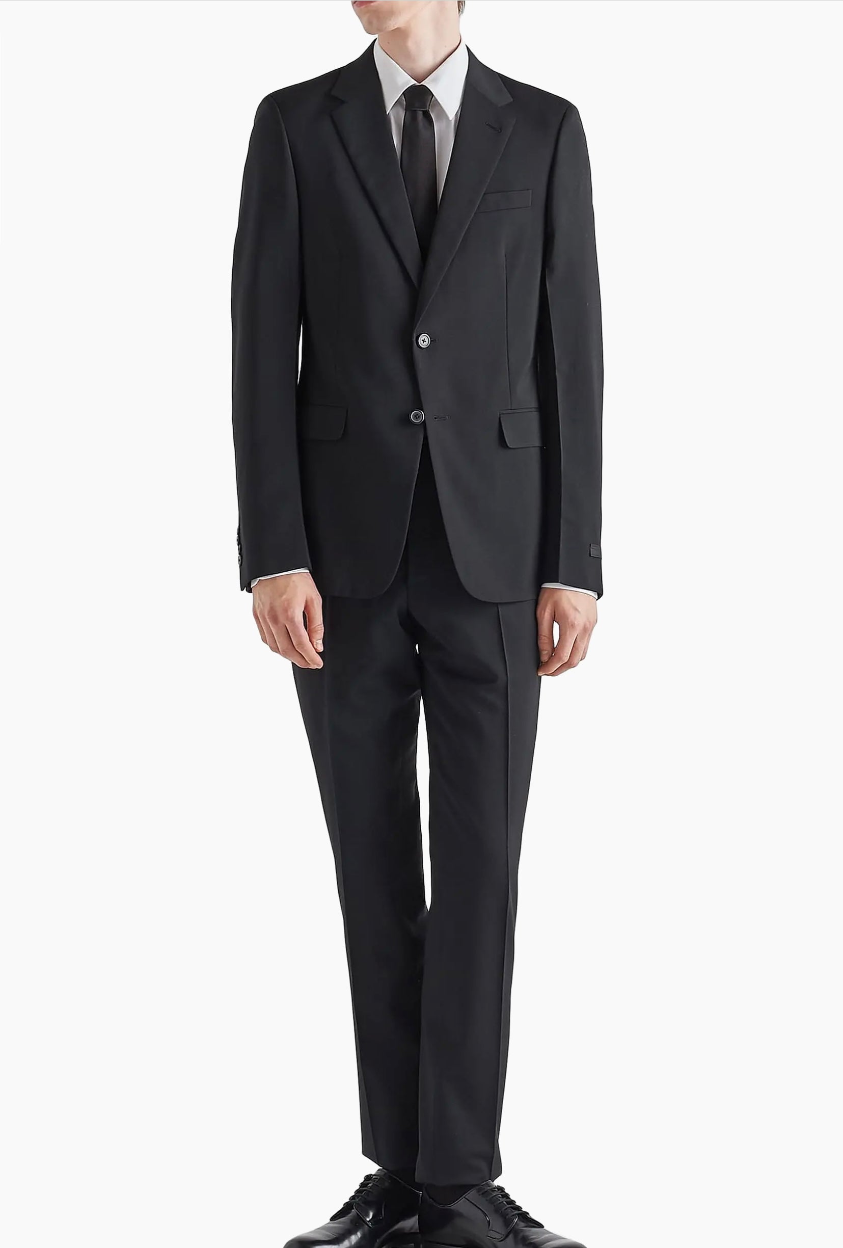 Black Italian Wool Suit