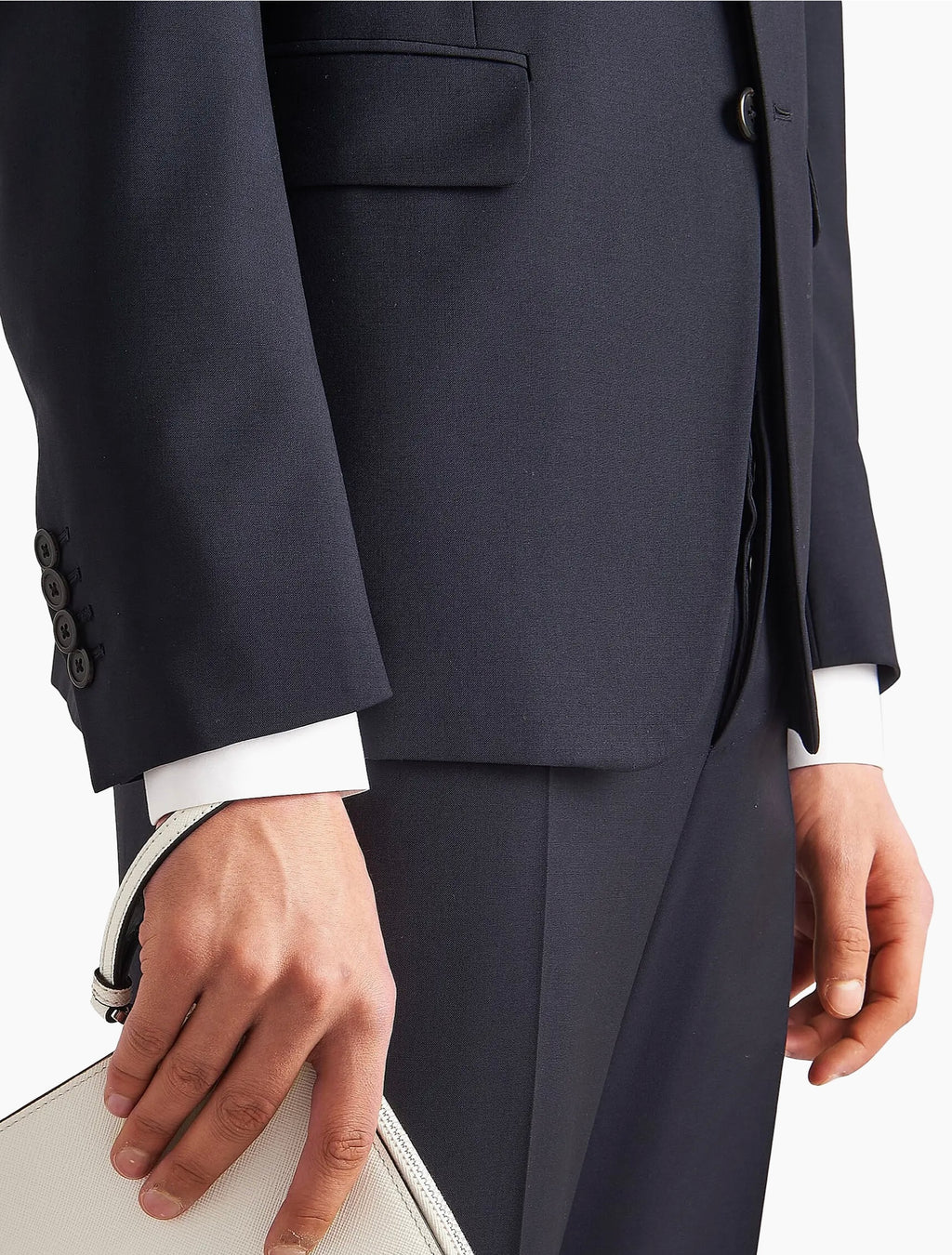 Black Italian Wool Suit