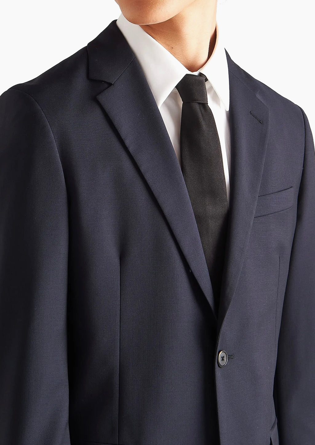 Black Italian Wool Suit