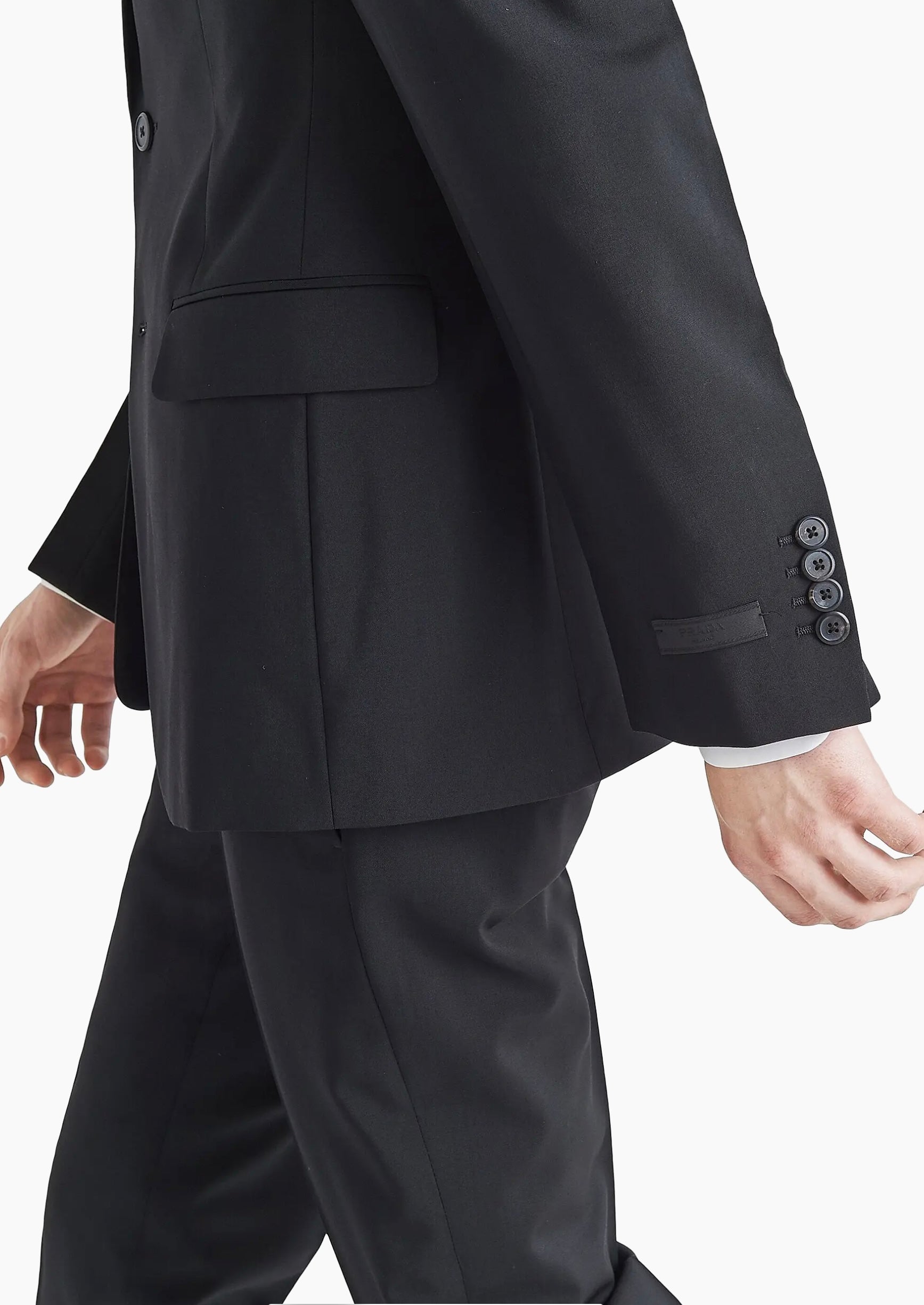 Black Italian Wool Suit