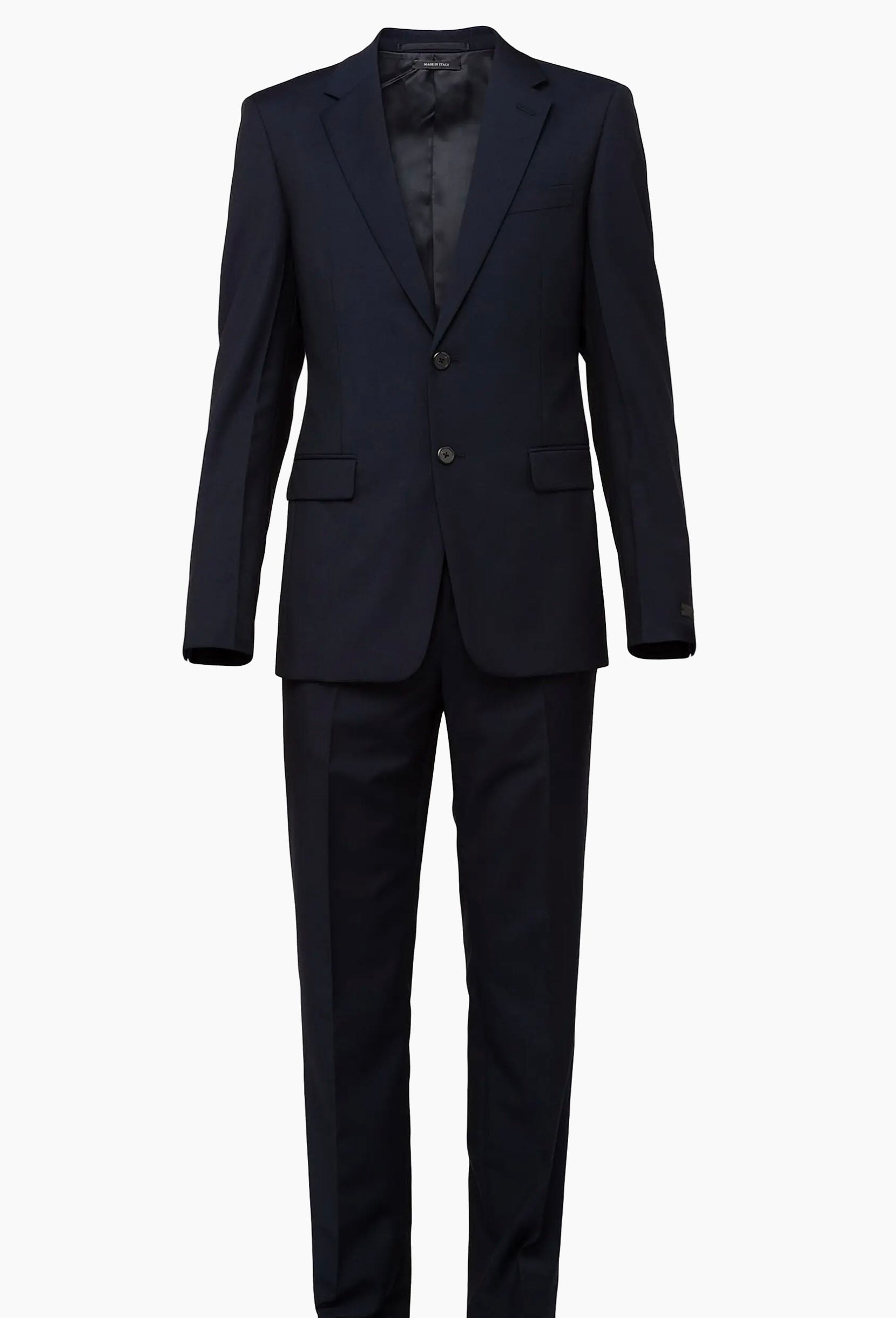 Black Italian Wool Suit
