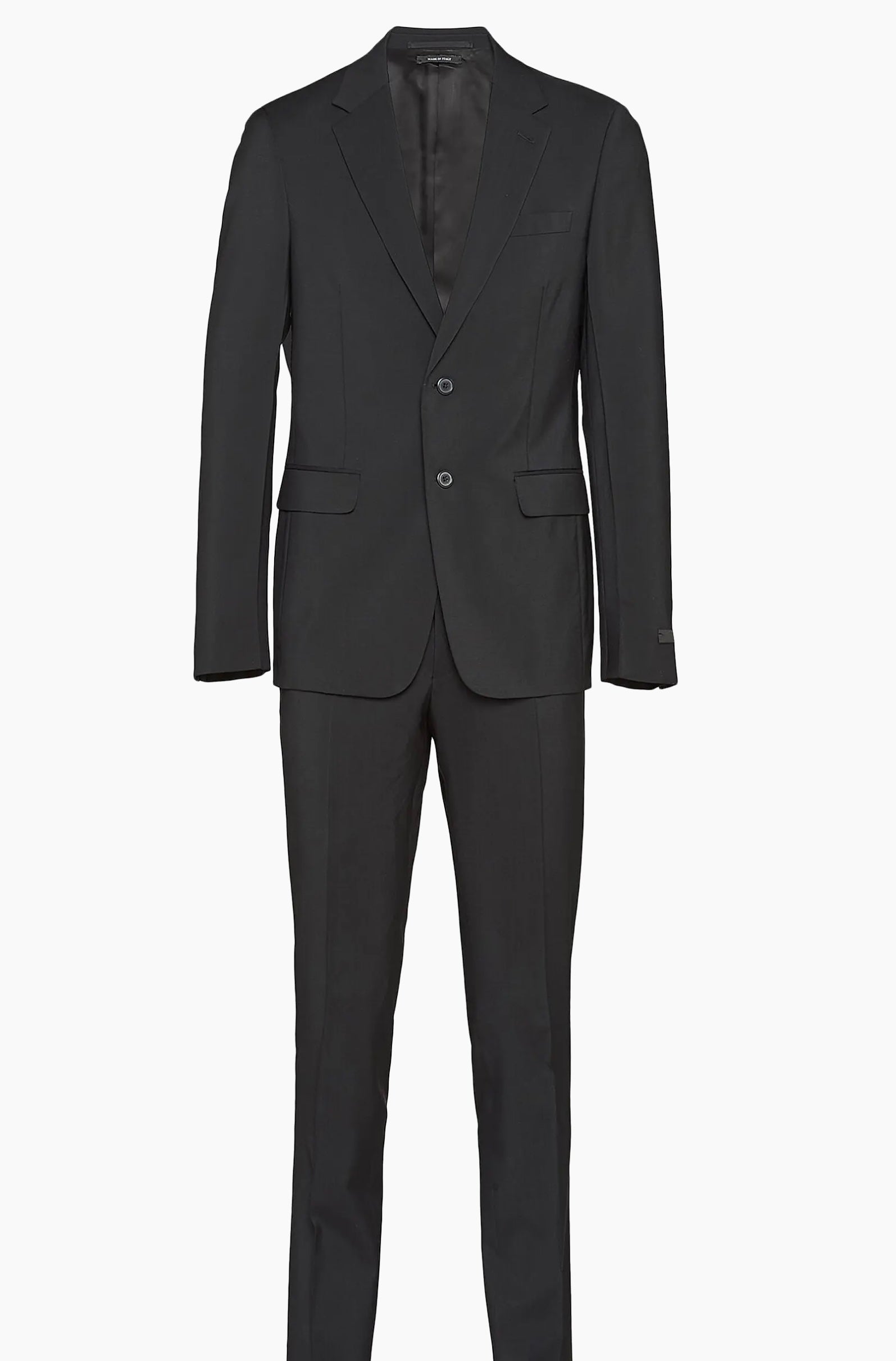 Black Italian Wool Suit